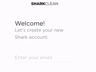 shark robot create an account